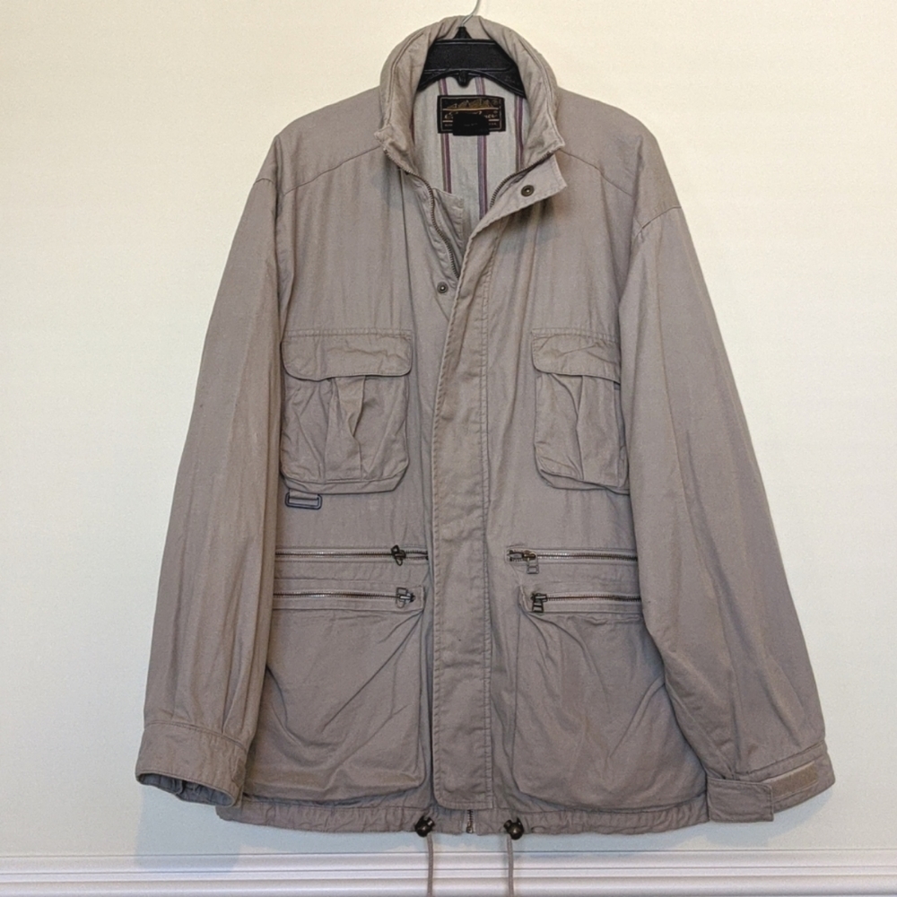 Eddie Bauer Vintage Beige Jacket Size XL